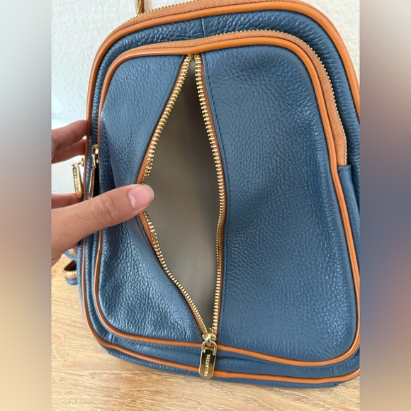 Valentina Italian Leather Convertible Sling Mini Backpack - Picture 5 of 15